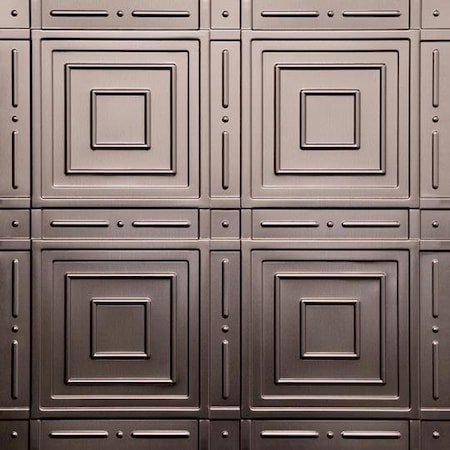 Ceilume Nantucket 2ft x 2ft Tin Ceiling Tile V3-NAN-22PBR